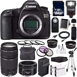 Canon 0581C002-10 EOS 5DS DSLR Camera Bundle