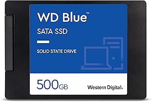 Western Digital WDS500G2B0A 500GB Blue 3D NAND SSD SATA III