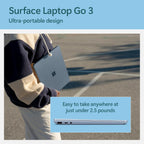 Microsoft XK1-00059 Surface Laptop Go 3, 12.4