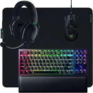 Razer RZRCOSTCO2021-04 Gaming Bundle Keyboard, Headset, Mouse, Pad
