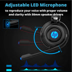 HP 200 Gaming Headphones with Microphone LED