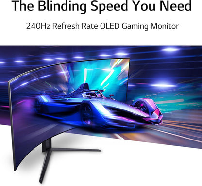 LG 45GR95QE-B.AUS 45" Curved OLED 240Hz Gaming Monitor