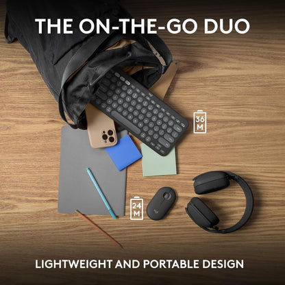 Logitech 920-012200 Pebble 2 Combo for Mac - Tonal Graphite