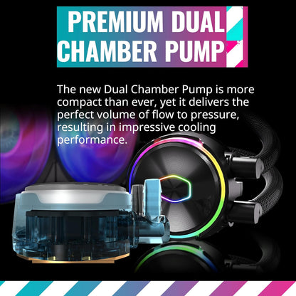 Cooler Master MLY-D36M-A23PZ PL360 FLUX AIO CPU Cooler