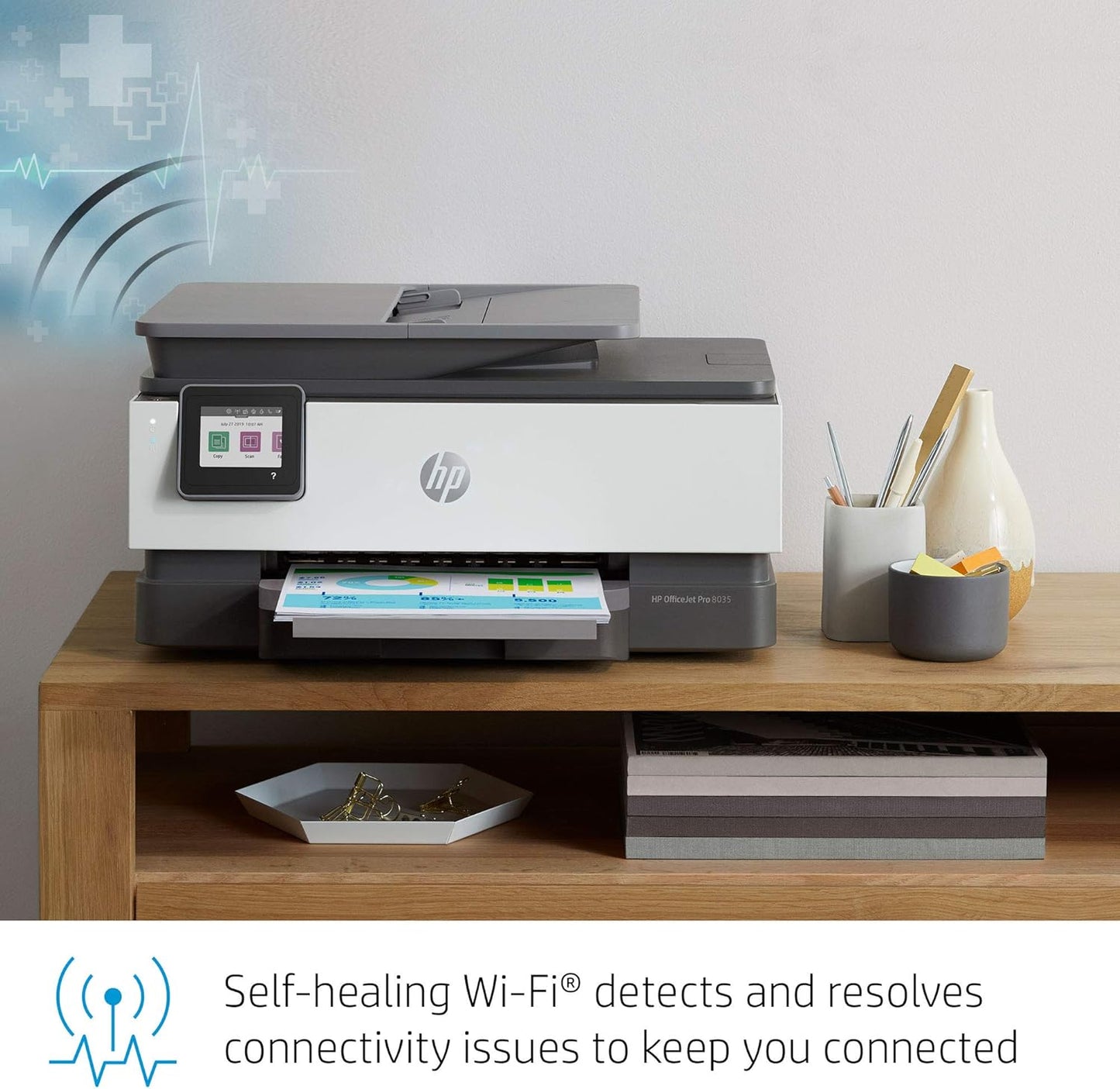 HP 1L0H8AR OfficeJet Pro 8035e Wireless Color Printer