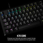 Corsair CH-910971E-NA K70 CORE RGB Red Linear Mechanical Keyboard