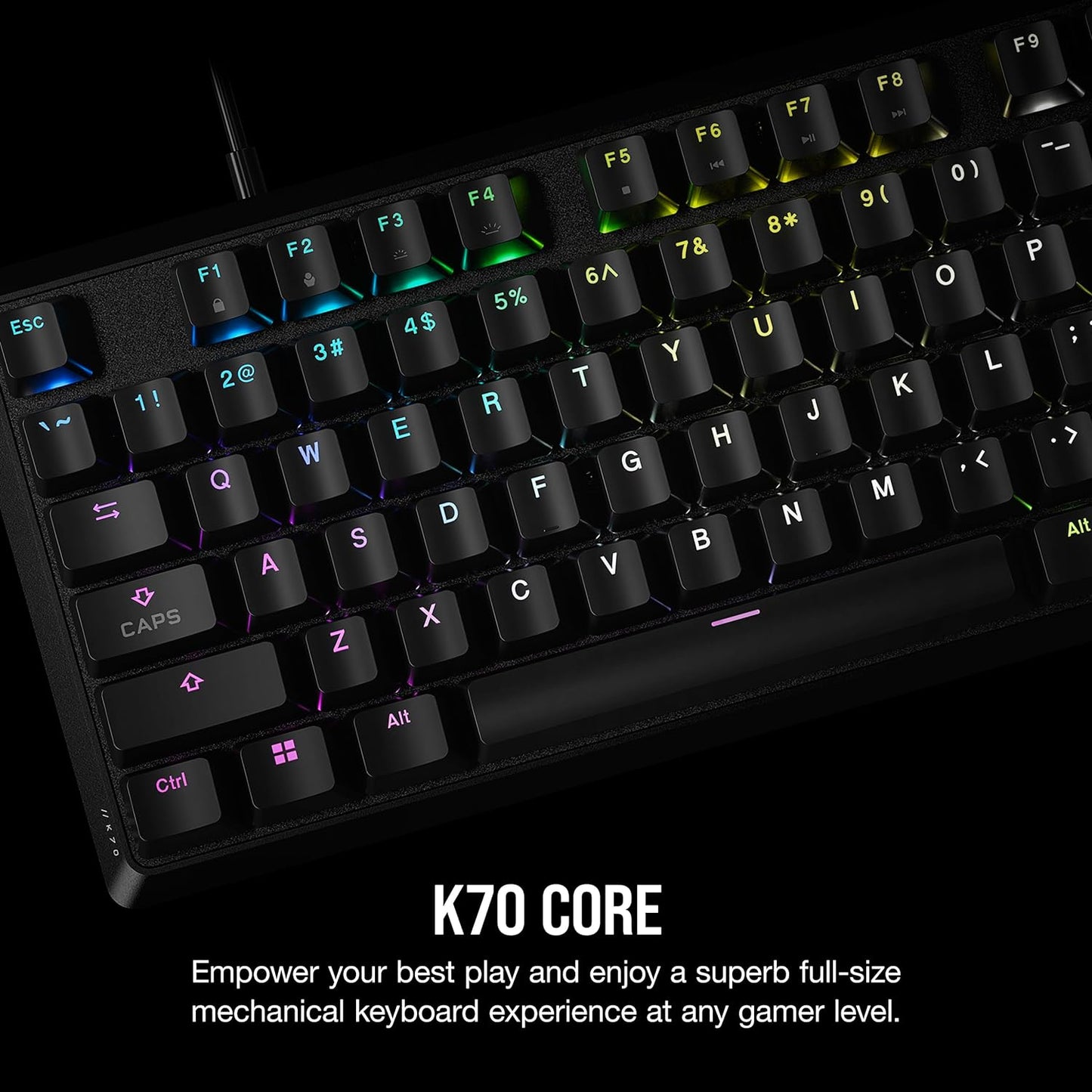 Corsair CH-910971E-NA K70 CORE RGB Red Linear Mechanical Keyboard