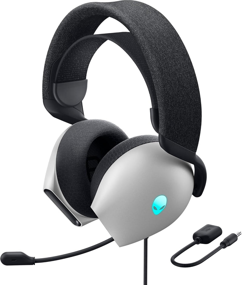 Alienware AW520H Wired Gaming Headset - Lunar Light (Renewed) — main product image
