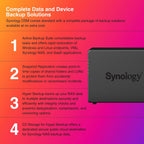 Synology NAS DS923+ 4-Bay AMD Ryzen 2TB NVMe SSD
