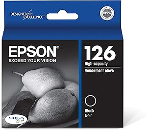Epson T126120-S DURABrite Black Ink Cartridge