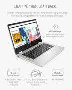 HP 14a-ca0023nr Chromebook x360 2-in-1 Touchscreen Laptop