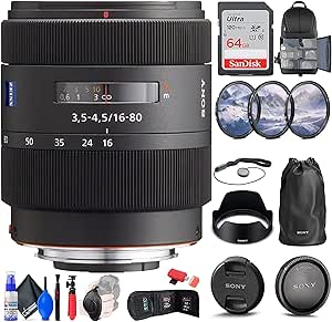 Sony Vario-Sonnar T* DT 16-80mm ZA Lens Kit Renewed