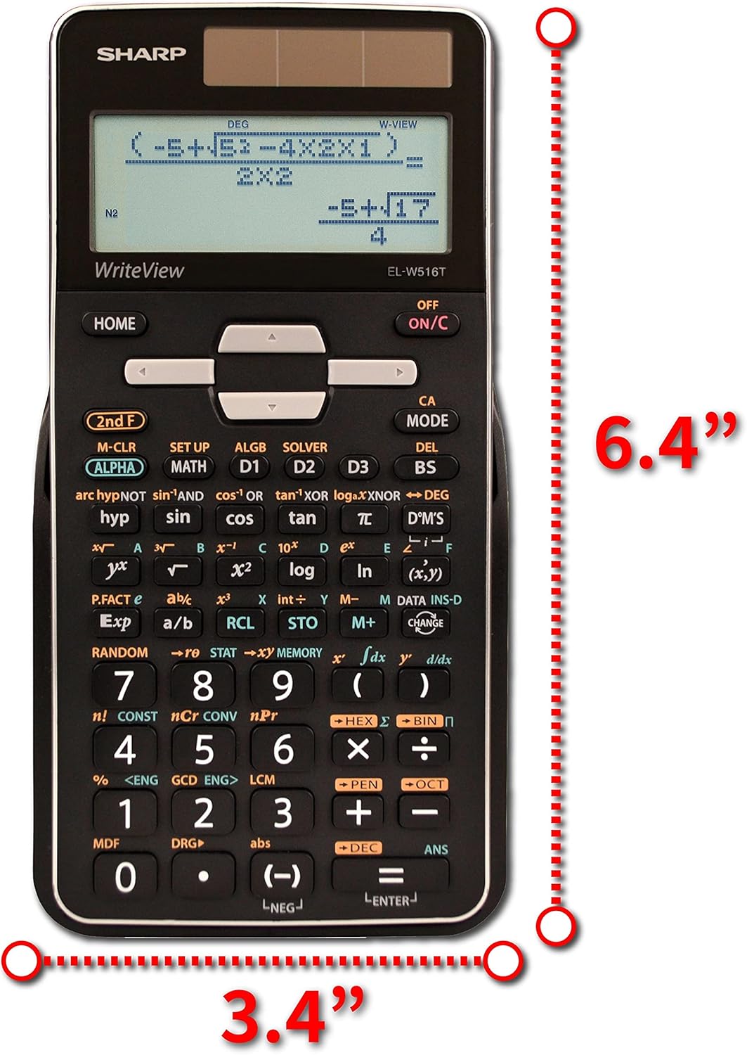 Sharp ELW516TBSL Advanced Scientific Calculator WriteView