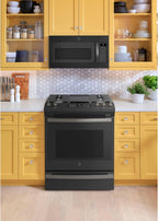 GE JGS760FPDS Profile 5.6 Cu. Ft. Slide-In Gas Range with Air Fry