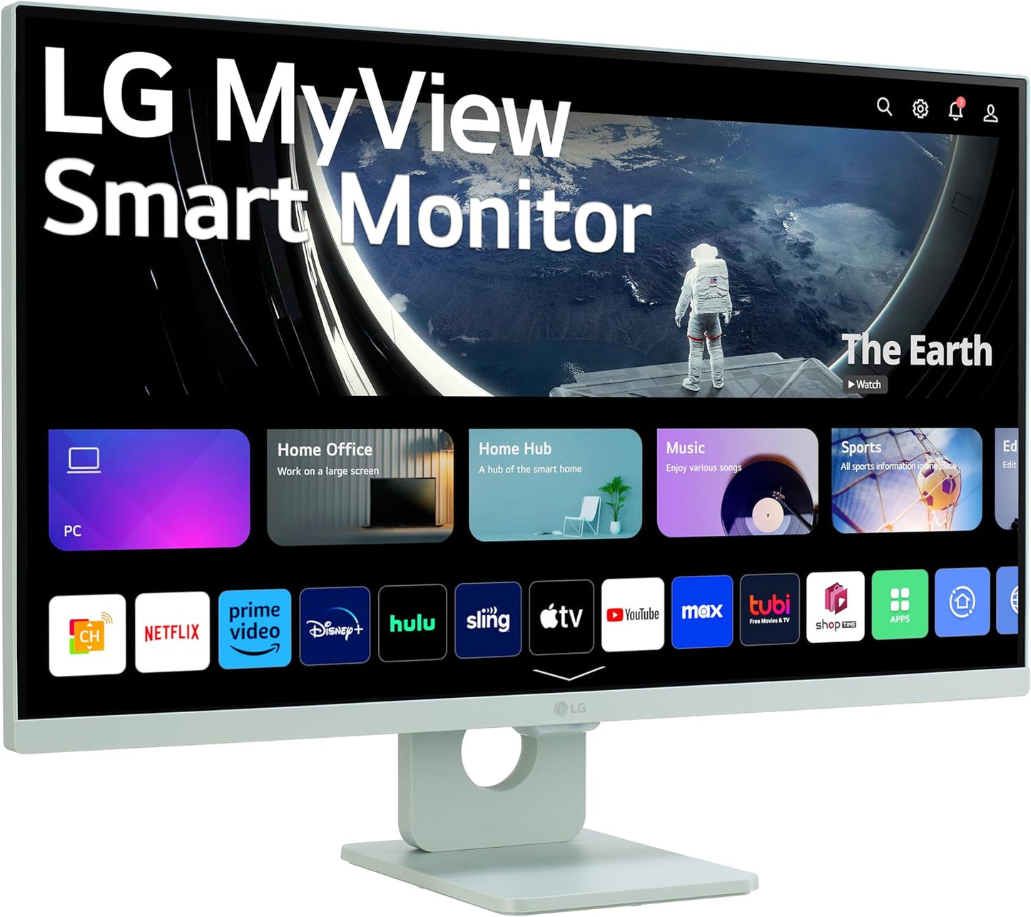 LG 27SR50F-G.AUS 27" MyView Smart Monitor Green
