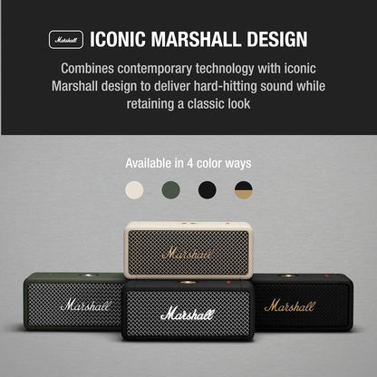 Marshall 1001908 Emberton Portable Bluetooth Speaker Black