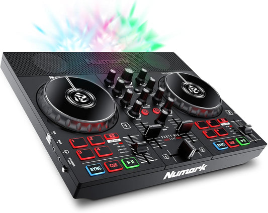 Numark Party Mix Live DJ Controller with Speakers & Lights