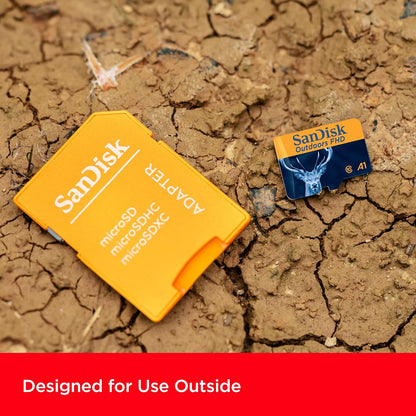 SanDisk SDSQUNR-032G Outdoors 32GB microSD Card 2-Pack for Trail Cams