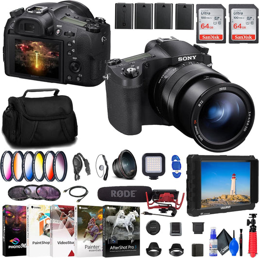 Sony Cyber-Shot DSC-RX10 IV Camera Bundle (Renewed)