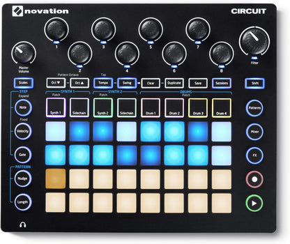 Novation Circuit Groove Box Sampler, Synth & Drum Machine