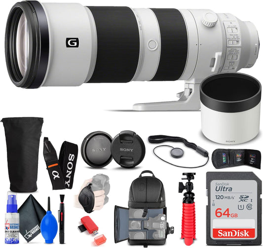Sony SEL200600G FE 200-600mm Zoom Lens Bundle (Renewed)