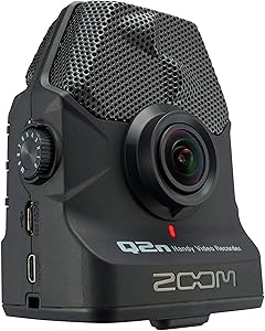 Zoom Q2n-cr Handy Video Recorder - Black (Renewed)