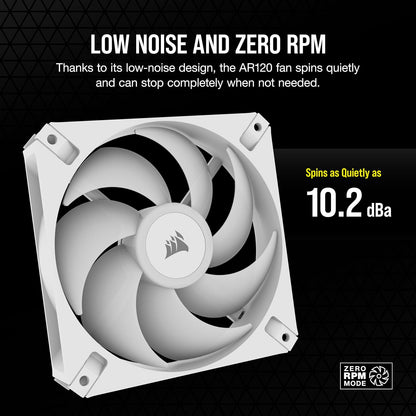 Corsair CO-9050168-WW iCUE AR120 White RGB Fan