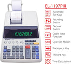 Sharp EL-1197PIII Heavy Duty Printing Calculator