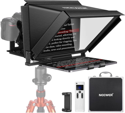 Neewer 10099289 14" Teleprompter iPad Tablet Smartphone