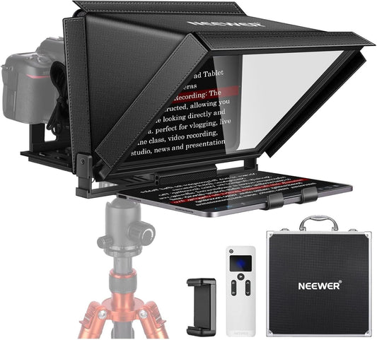 Neewer 10099289 14" Teleprompter iPad Tablet Smartphone
