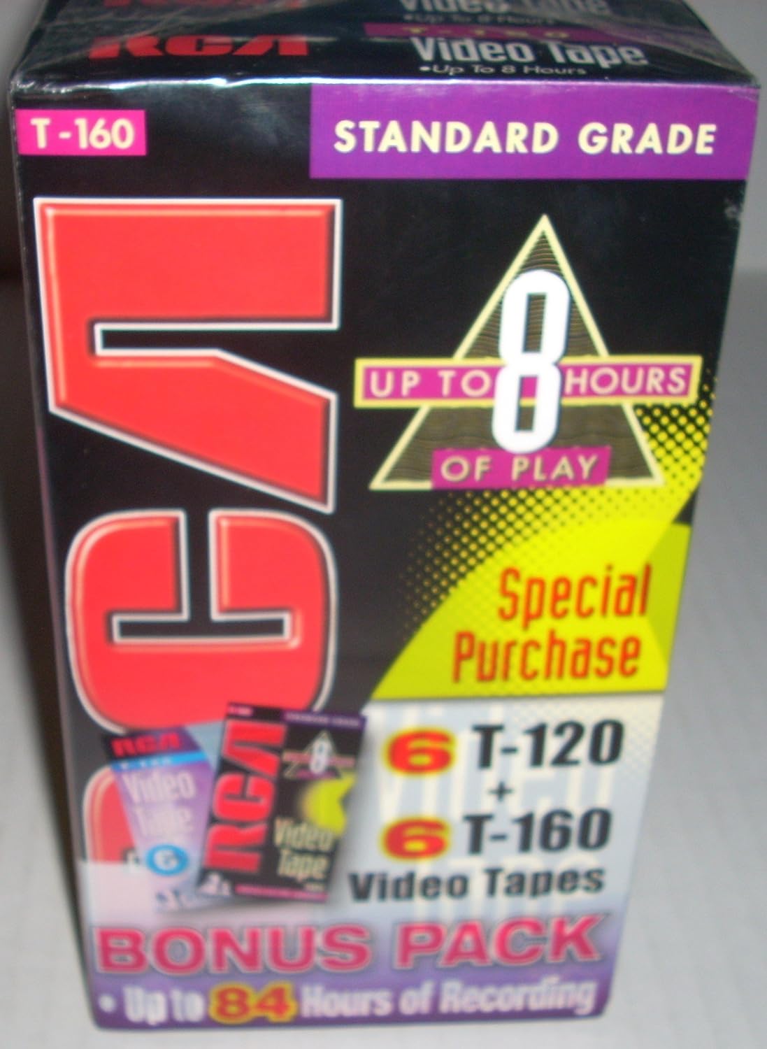 RCA Blank VHS Tapes T-120/T-160 12-Pack