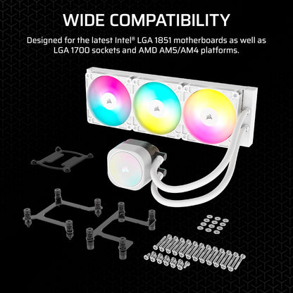 Corsair CW-9060095-WW Nautilus 360 RS ARGB CPU Liquid Cooler
