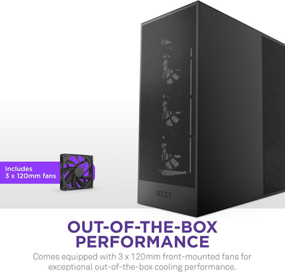 NZXT CM-H72FB-01 H7 Flow ATX Mid-Tower Case Black