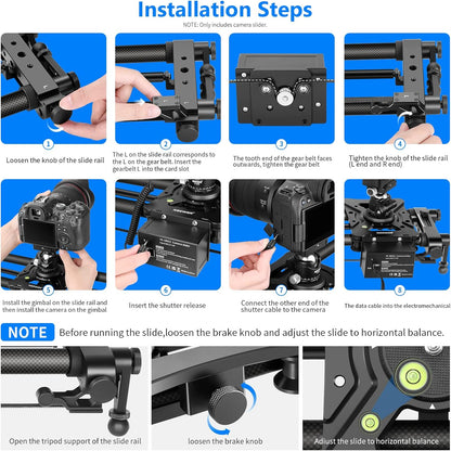 Neewer 10100505 39.4" Motorized Camera Slider Dolly