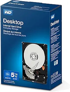 Western Digital WDBH2D0050HNC-ERSN 5TB Blue Desktop HDD — main product image