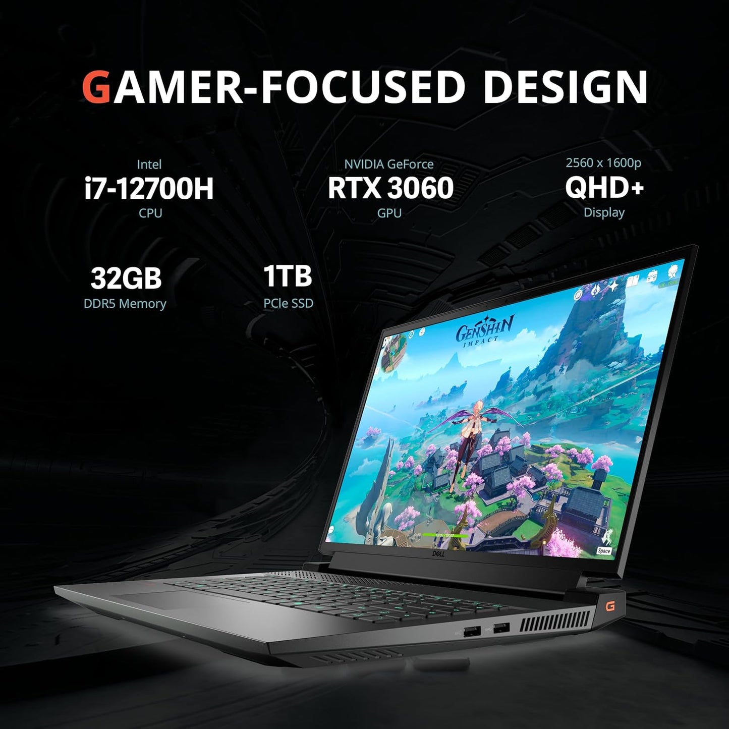 Dell G16 RTX 3060 Gaming Laptop i7 165Hz