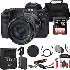 Canon EOS R Mirrorless Camera 24-105mm Lens Kit Renewed