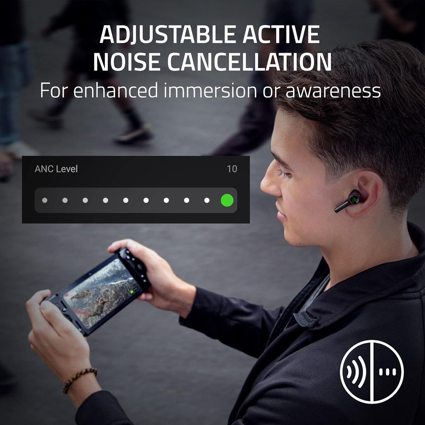 Razer RZ12-04590100-R3U1 Hammerhead Pro HyperSpeed Wireless Gaming Earbuds
