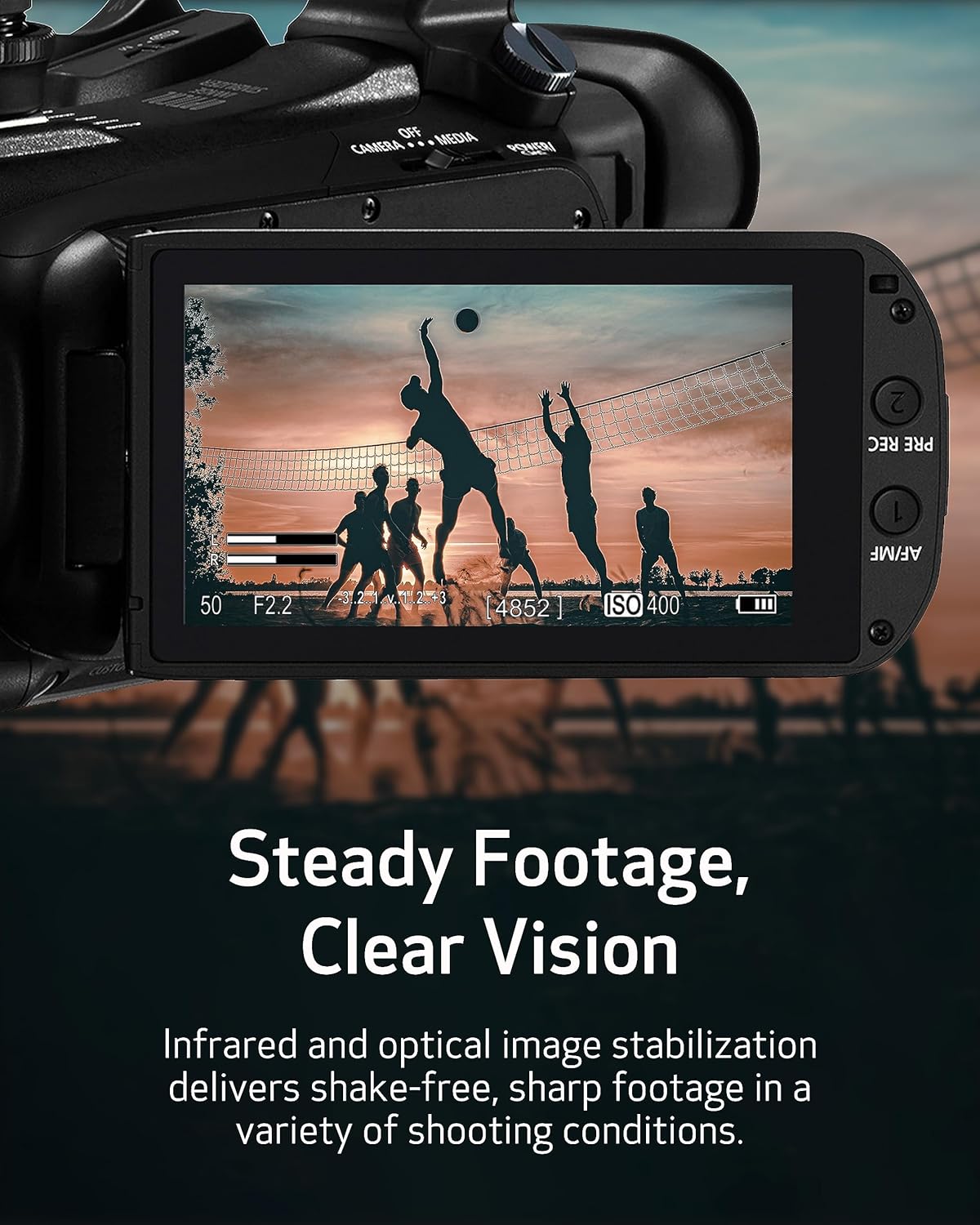 Canon 5733C002 XA60 Professional 4K UHD Camcorder Optical Zoom