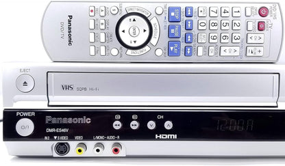 Panasonic DMR-ES46VS VHS/DVD Recorder - Silver Combo Player