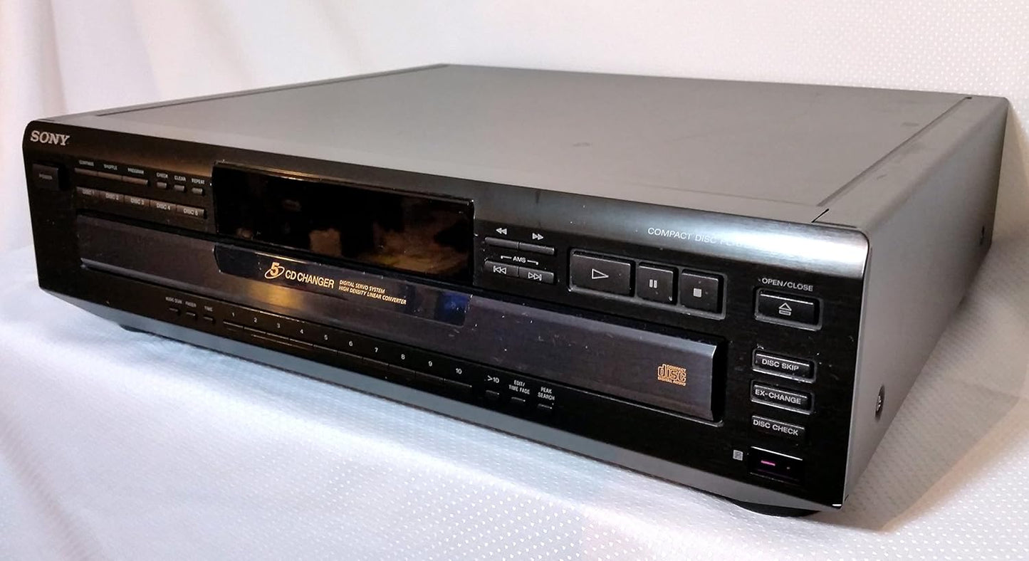 Sony CDP-CE405 5-Disc CD Changer - Remote Included