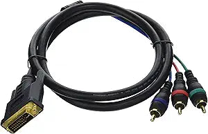 Monoprice 103869 DVI-I to 3 RCA Component Cable — main product image