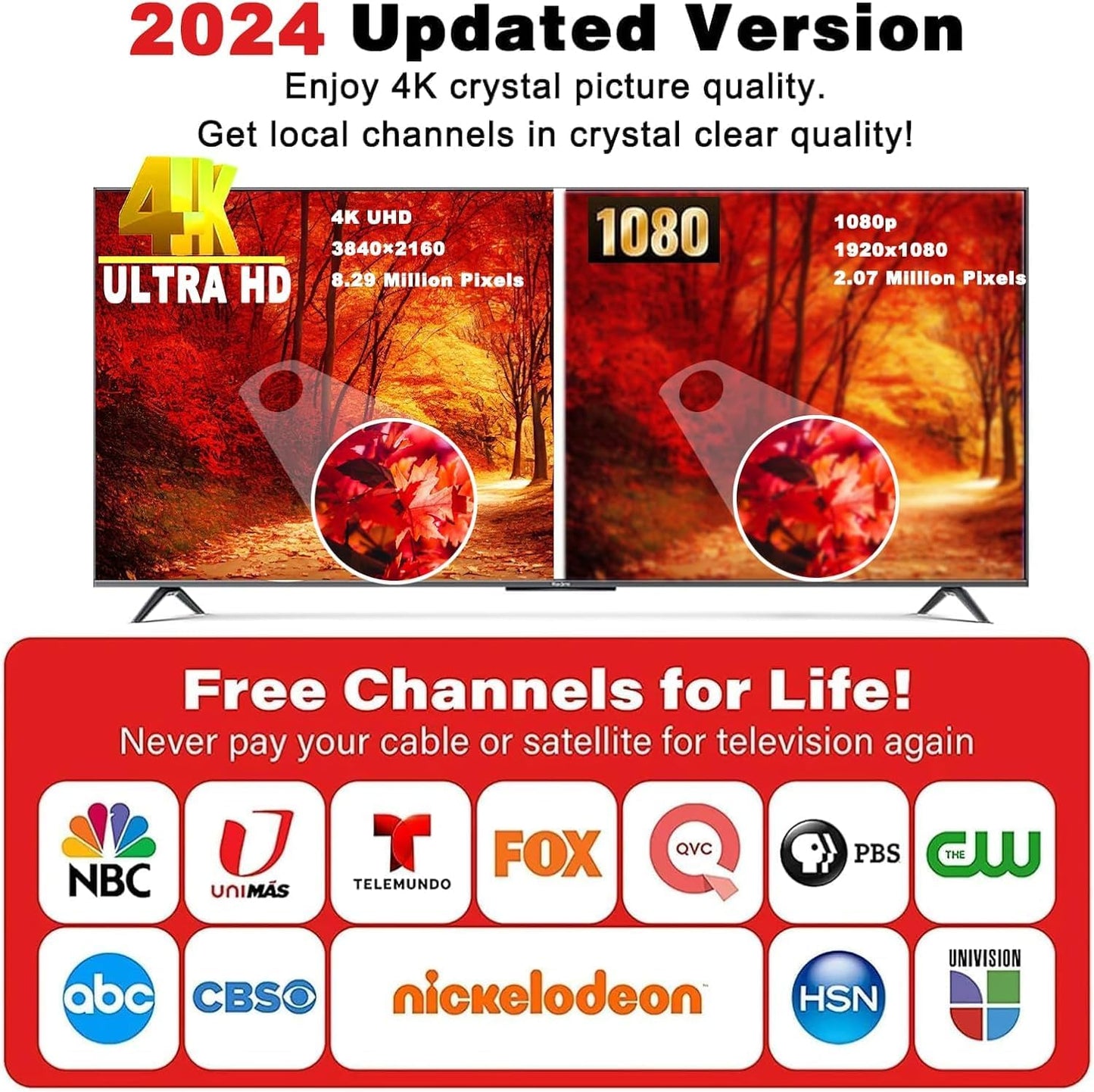 SanDisk TV Antenna Digital HD Indoor Local Channels Support