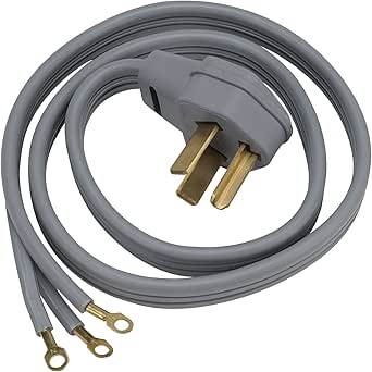 GE WX09X10004 3-Wire 30 Amp Dryer Cord - 6 Foot