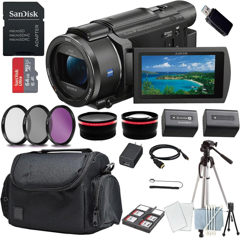 Sony FDR-AX53 4K Ultra HD Handycam Bundle — main product image