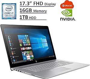 HP Envy 17 Notebook PC i7-8500U 16GB 1TB Refurbished Laptop — main product image