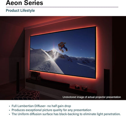 Elite Screens AR200WH2-X 200-inch EDGE FREE Projector Screen