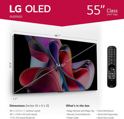 LG OLED55G3PUA 55-Inch 4K OLED evo Smart TV