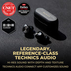 Technics EAH–AZ80-K Noise Cancelling True Wireless Earbuds - Black