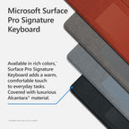 Microsoft 8XA-00021 Surface Pro Signature Keyboard - Poppy Red